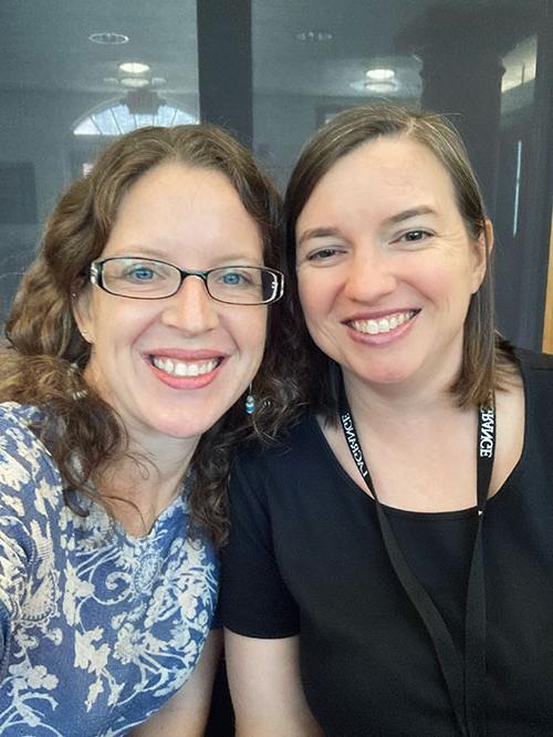 Advising Deans, from left, Dr. Beth McClanahan and Dr. Stacey Ernstberger.